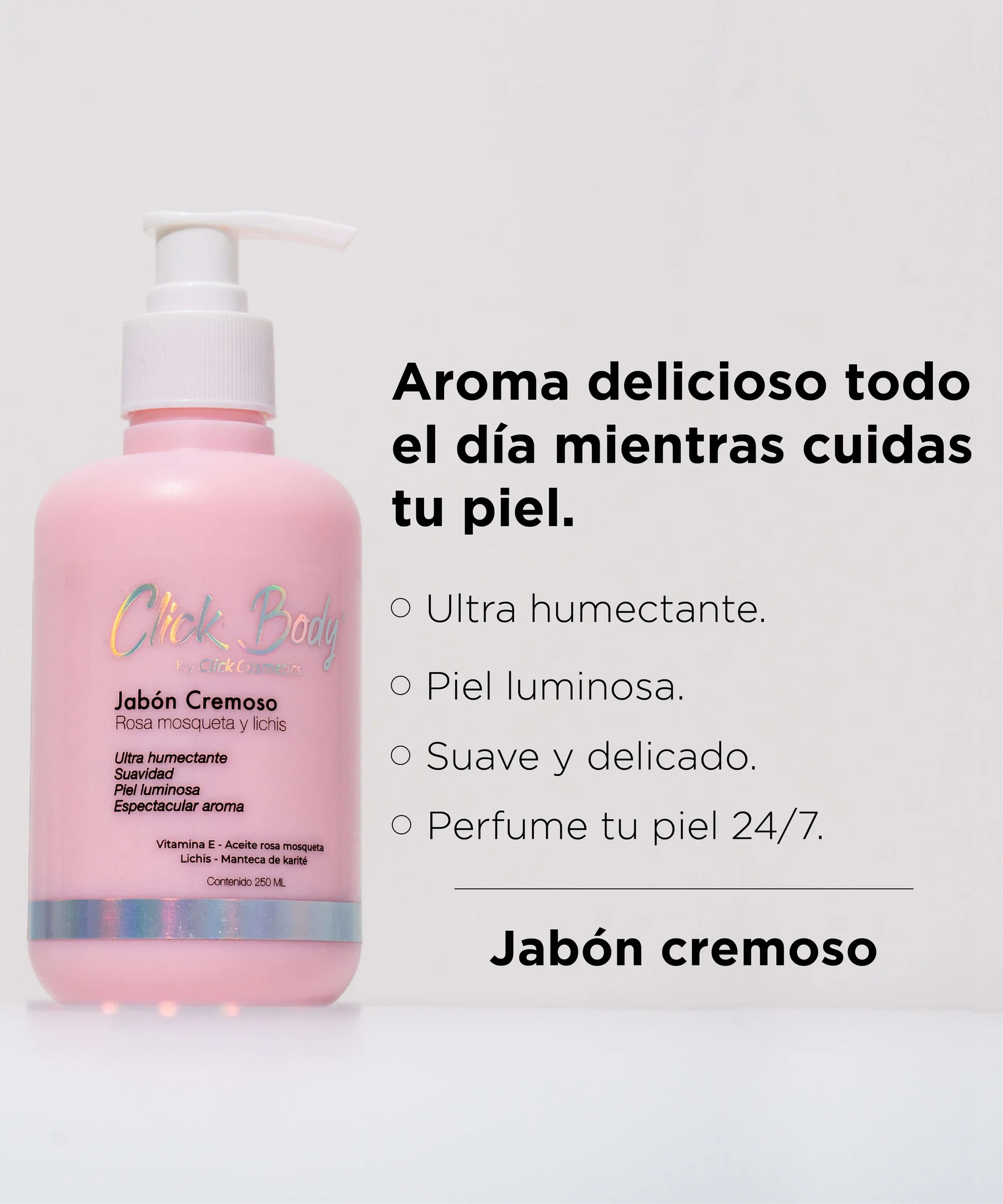 Jabón cremoso corporal