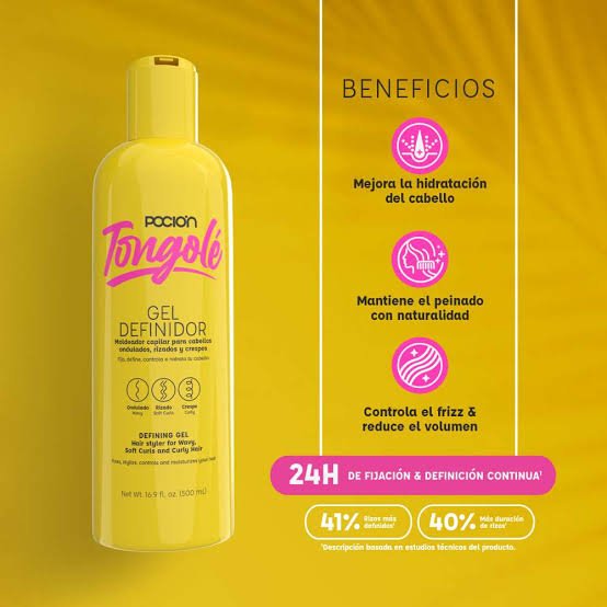 Gel definidor de rizos tongole 500 ml