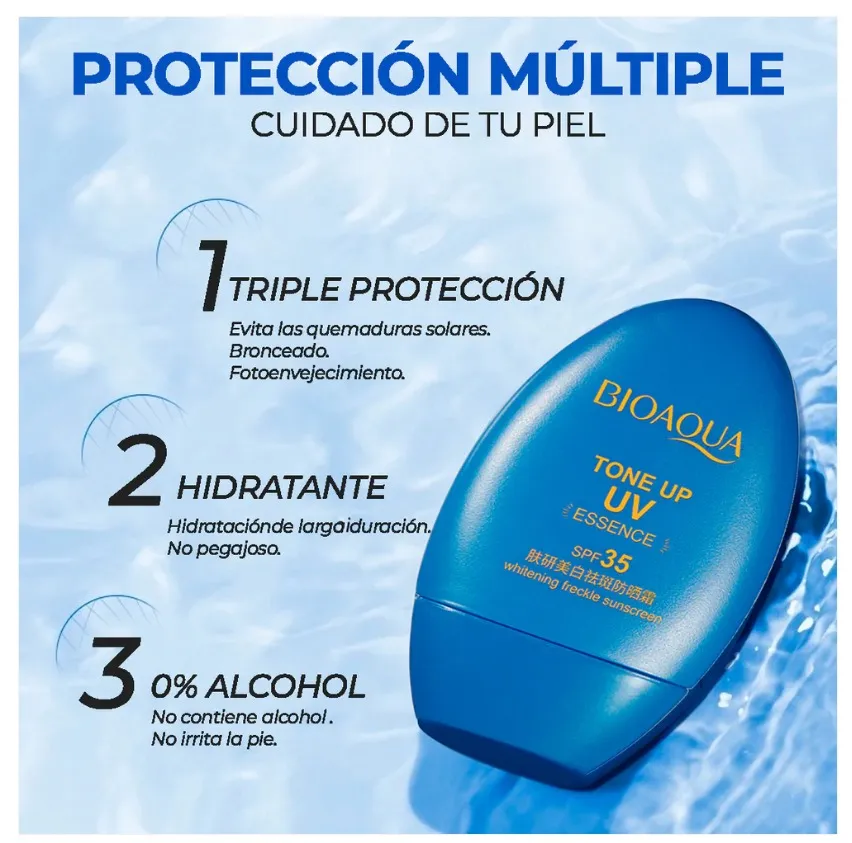 Bioaqua Protector solar fps 35