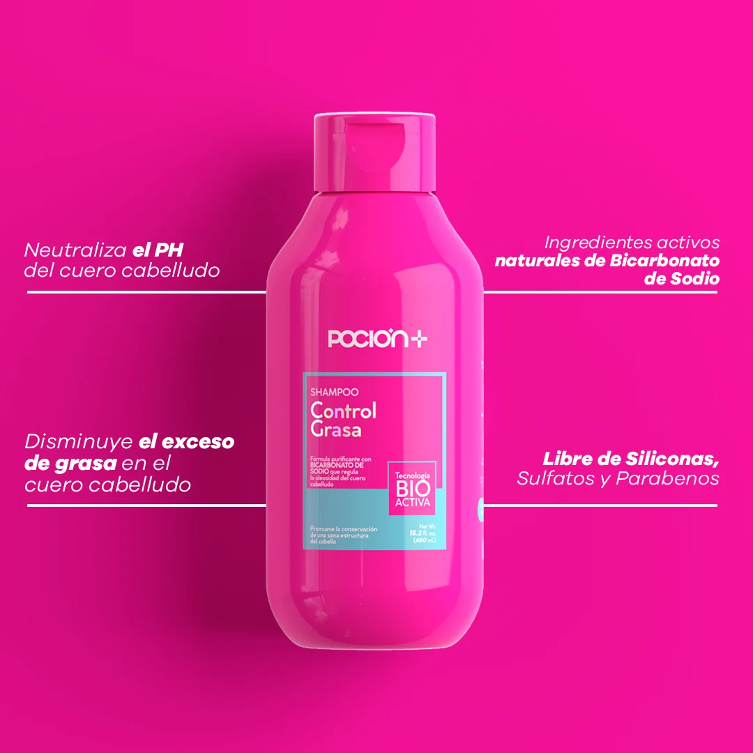 Shampoo control grasa