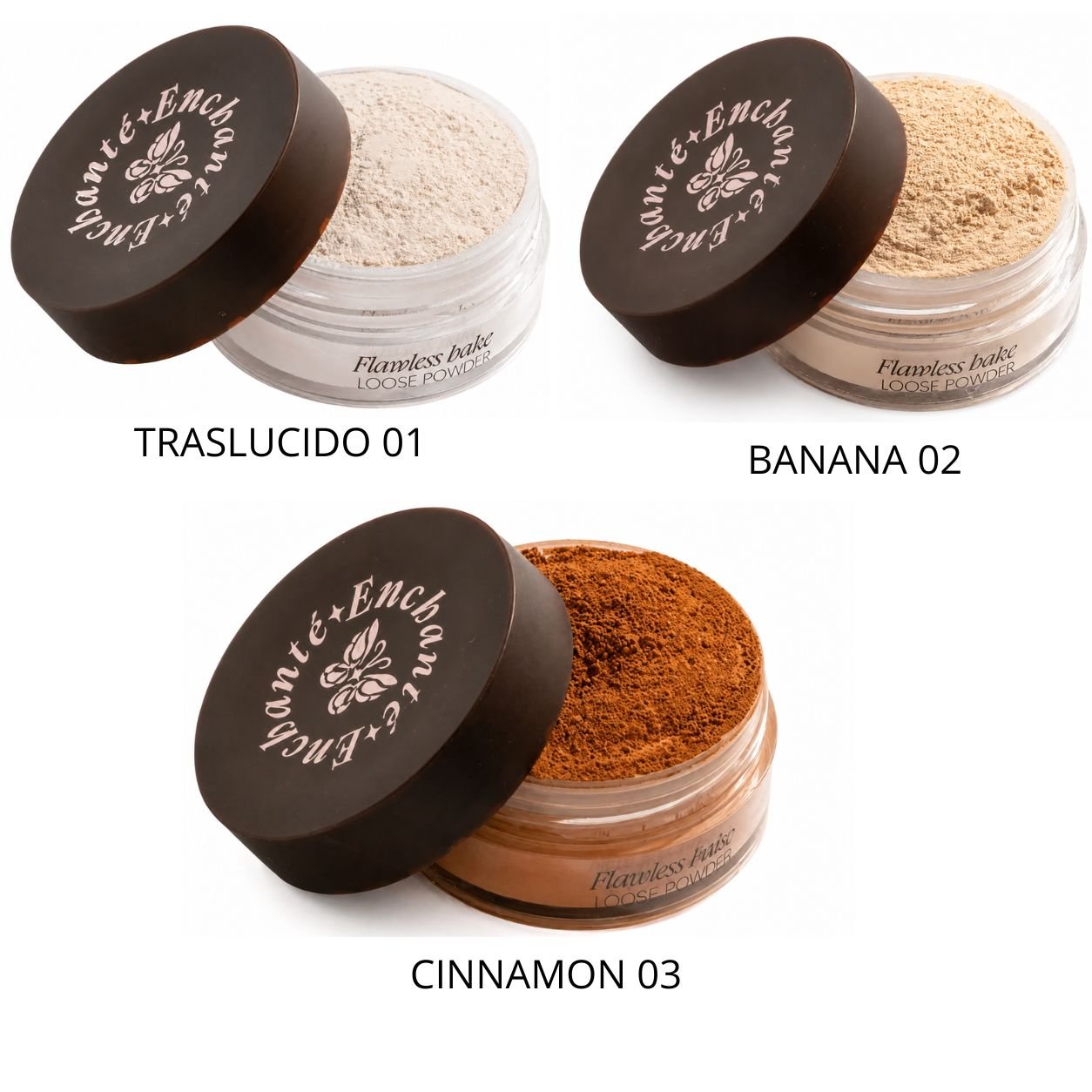 Flawless bake polvo suelto traslucido