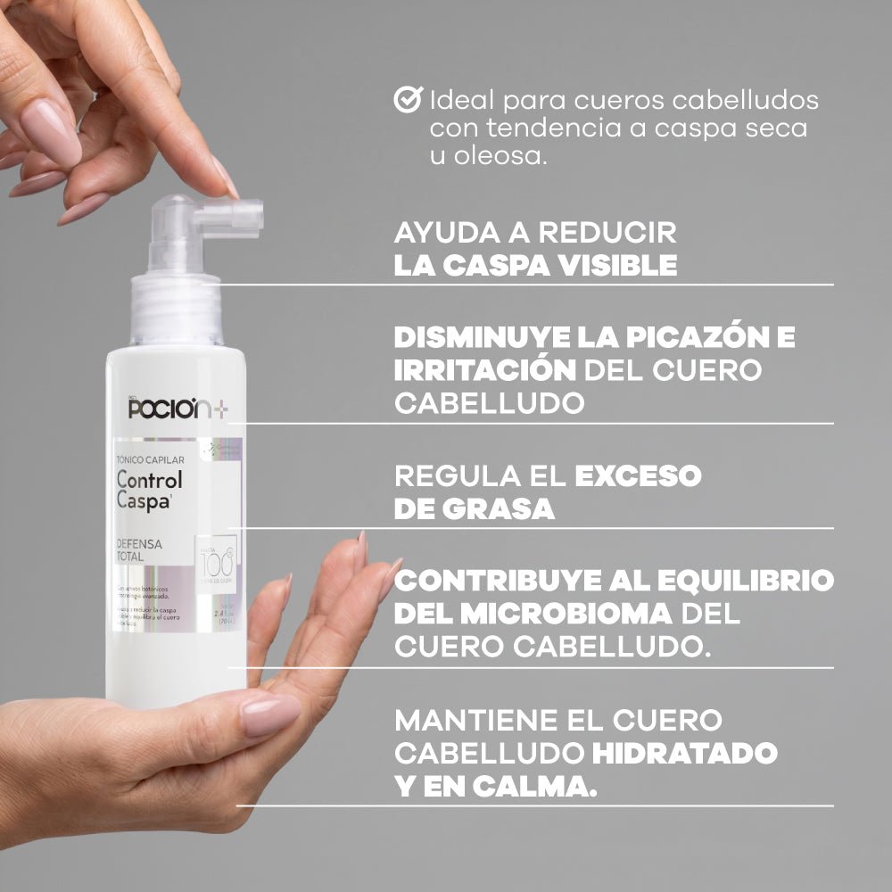 Tónico control caspa