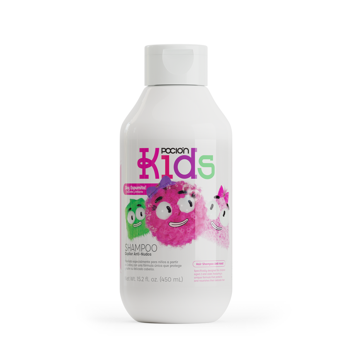 Kids shampoo anti nudos