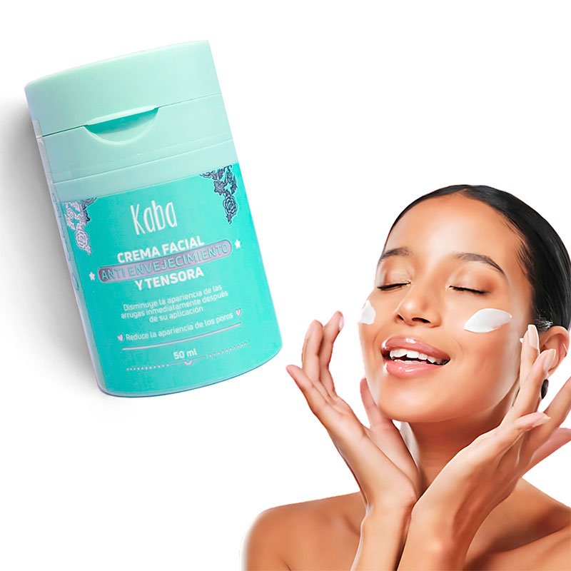 Crema facial anti envejecimiento y tensora