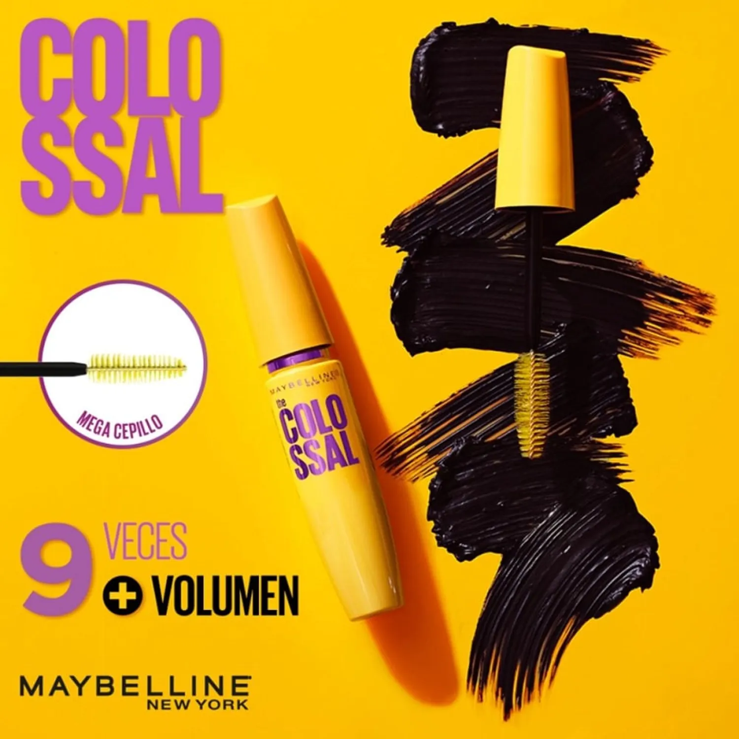 New york pestañina the colossal lavable black
