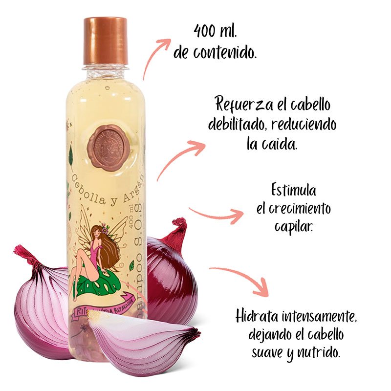Shampoo con cebolla y argan