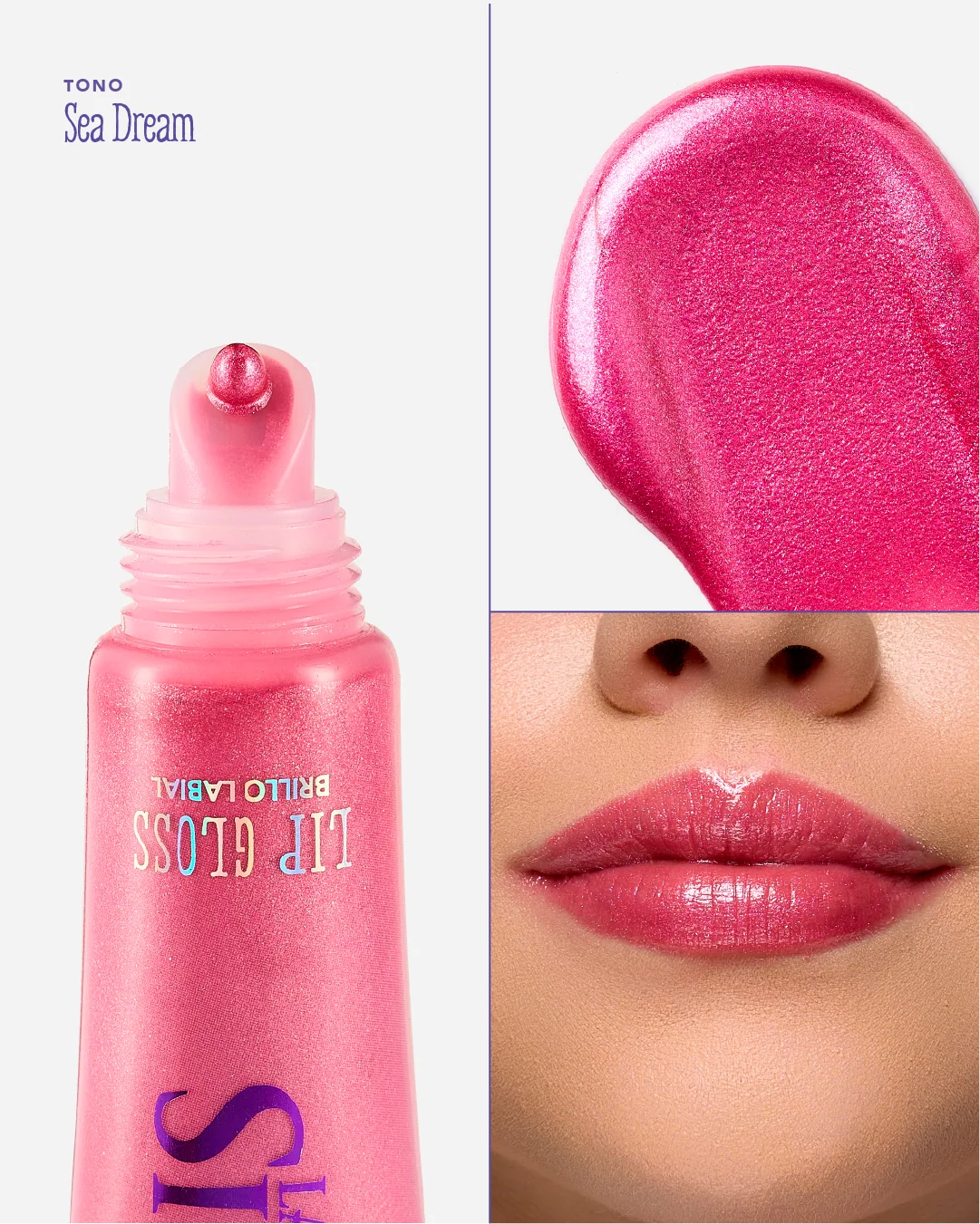 Lip gloss hidratante la sirenita