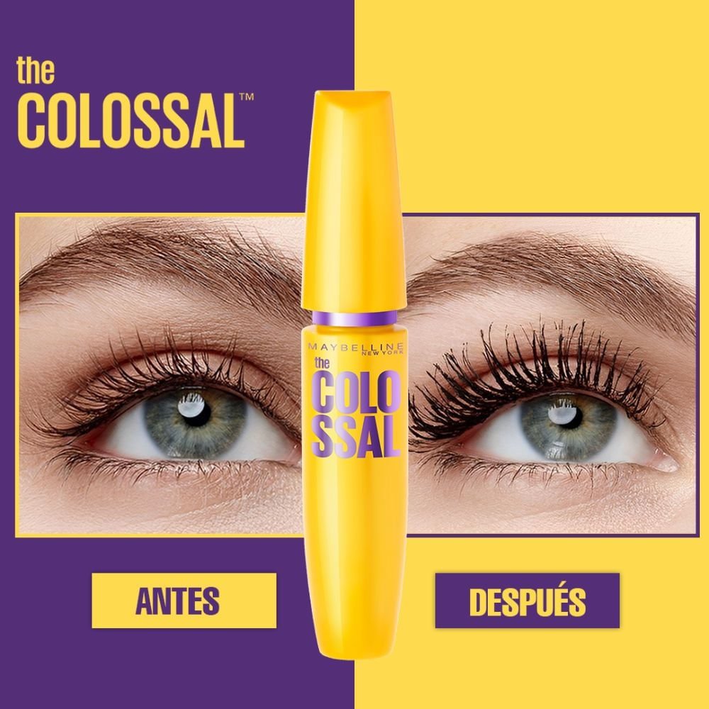 New york pestañina the colossal lavable black