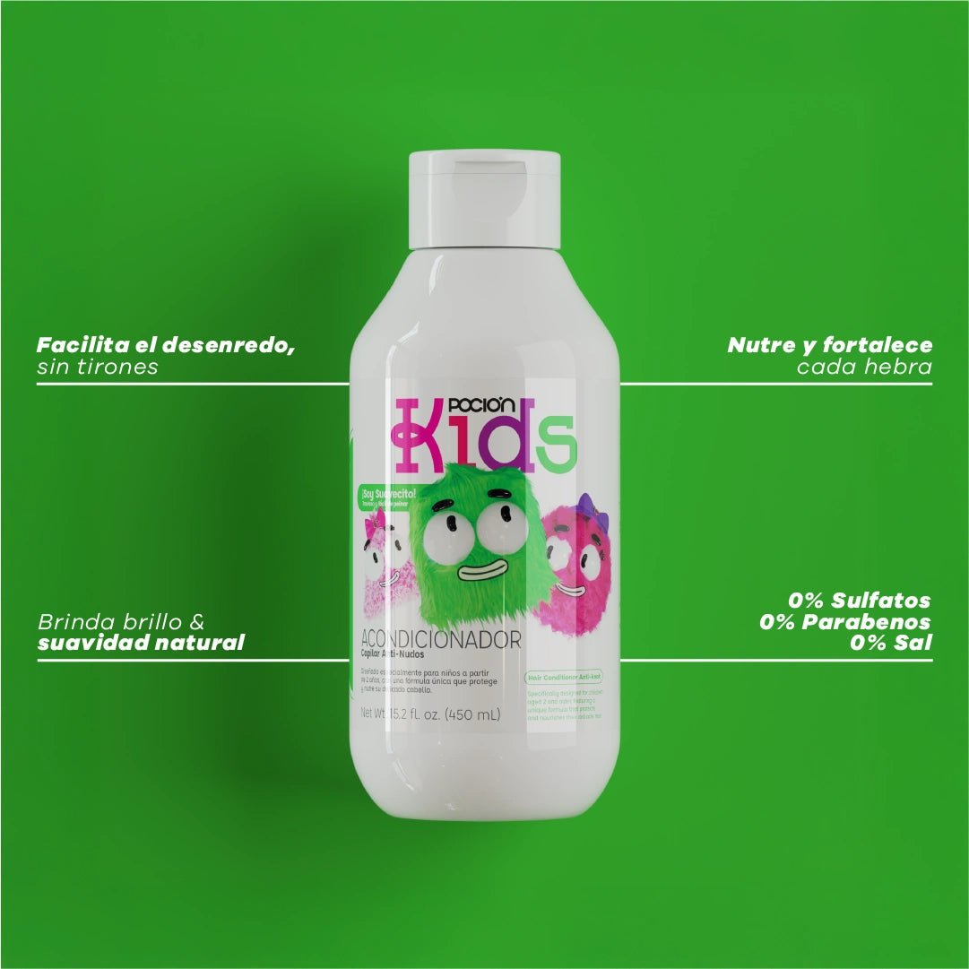Kids acondicionador anti nudos