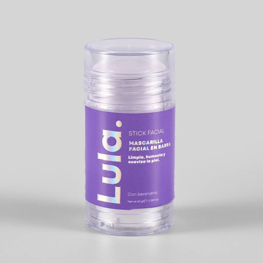 Mascarilla facial en barra berenjena 45 gr