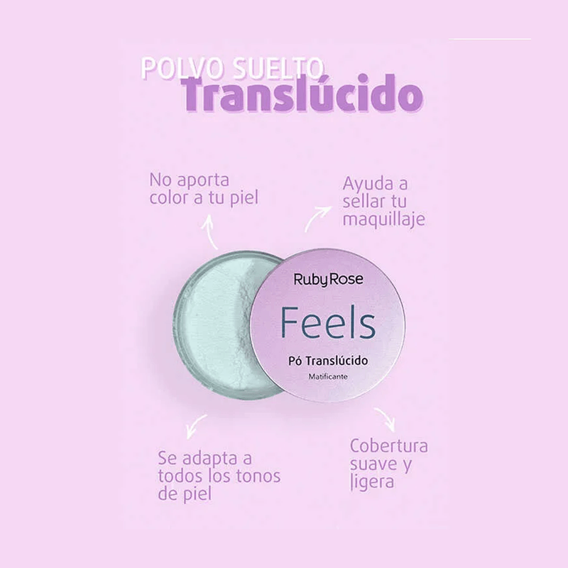 Ruby rosePolvo translucido feels