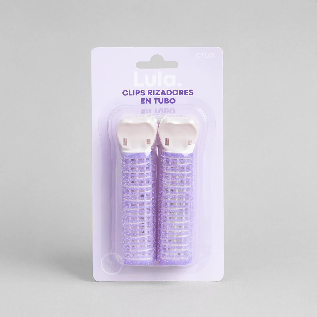 Clips x2 rizadores en tubo