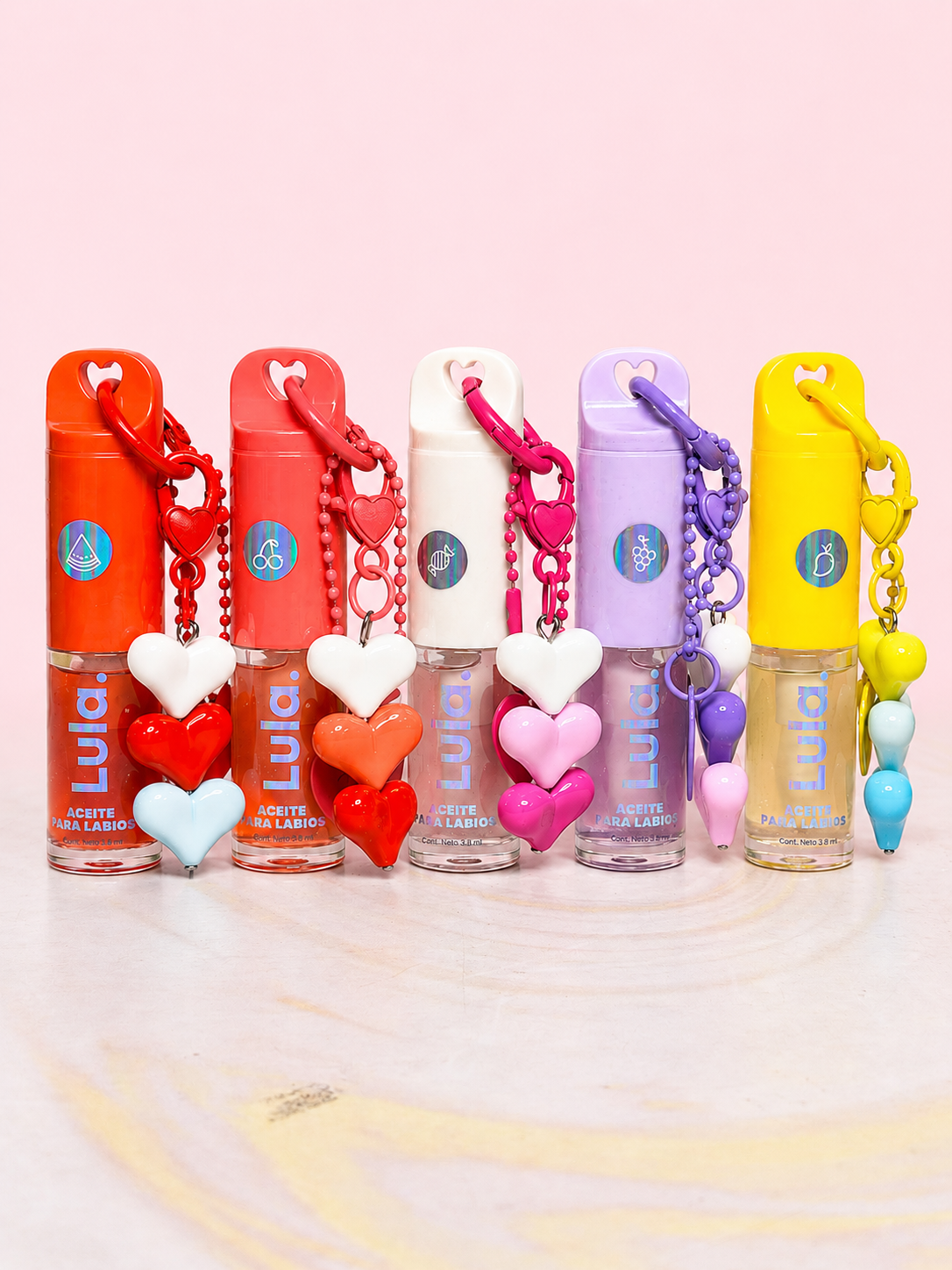Aceite para labios con charm
