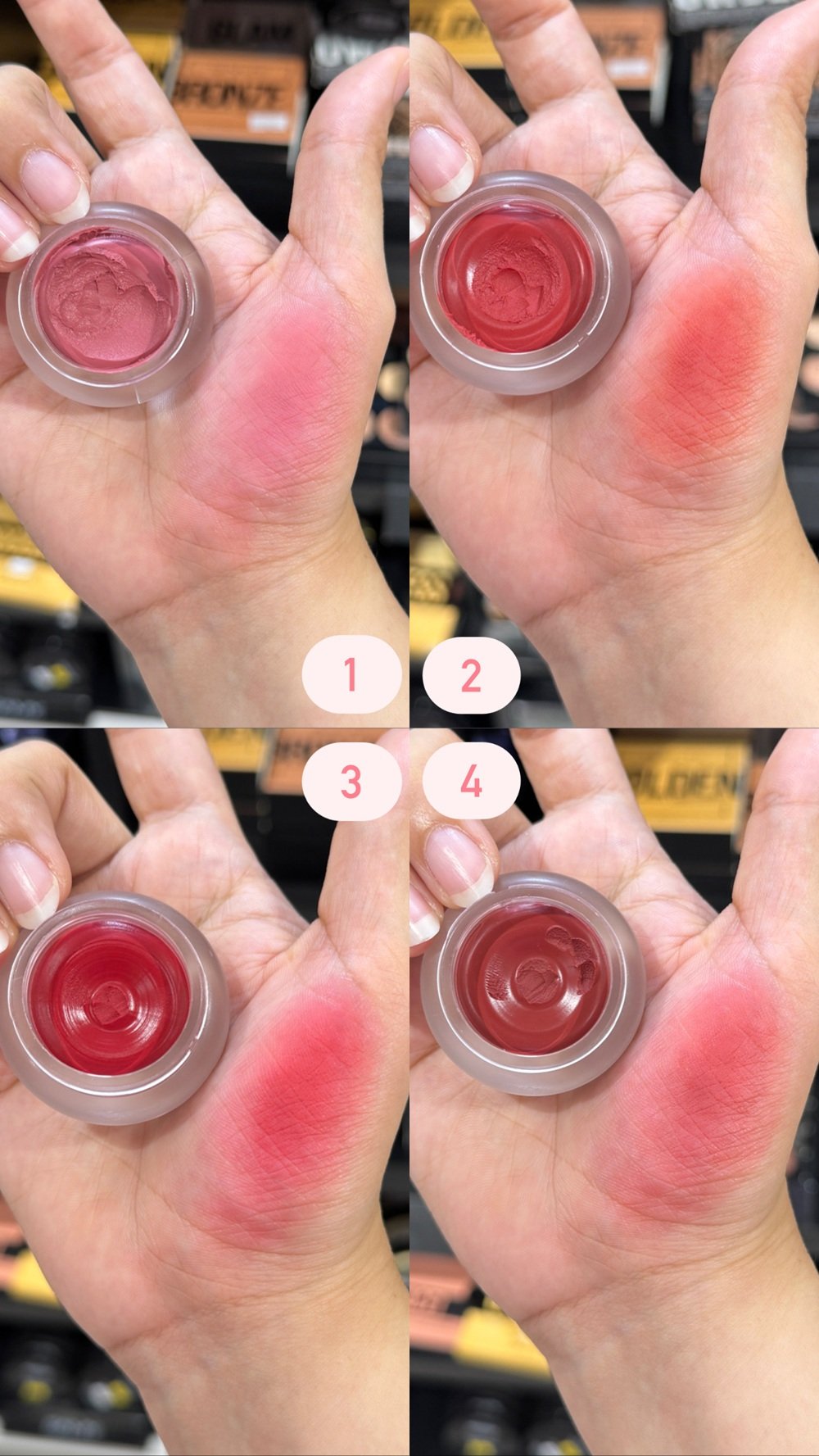 Mouse cremoso para labios y mejilla