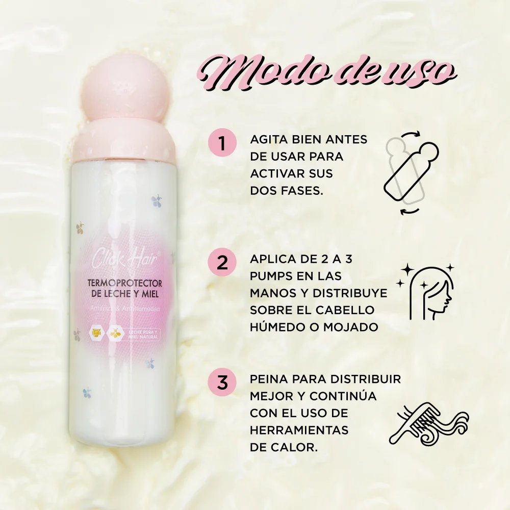 Termoprotector bifasico leche y miel