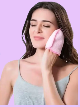 Toalla desmaquillante de microfibra