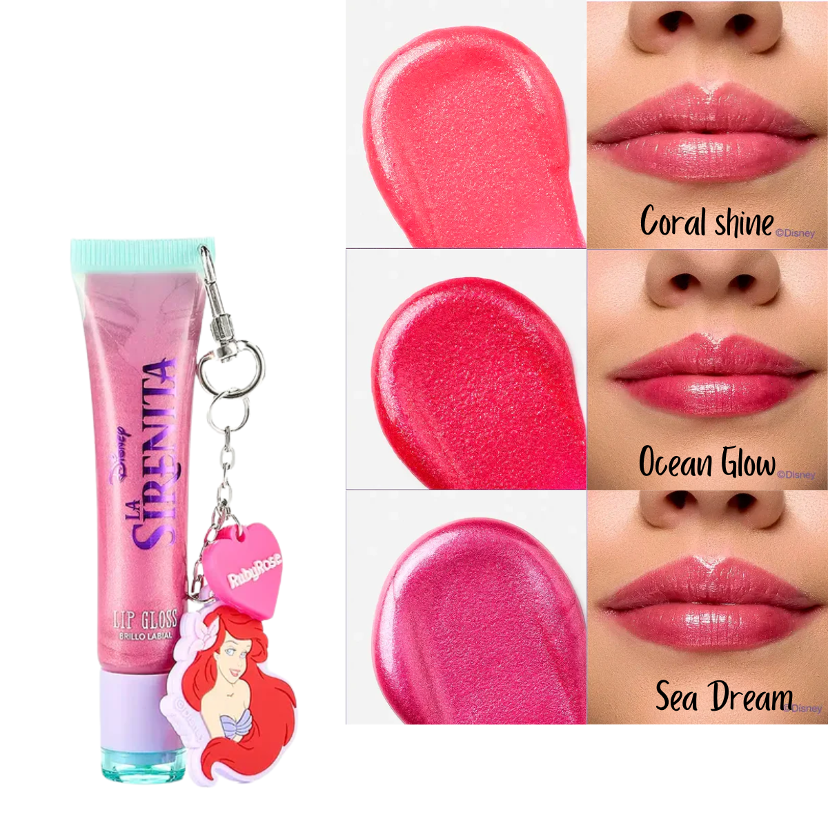 Lip gloss hidratante la sirenita